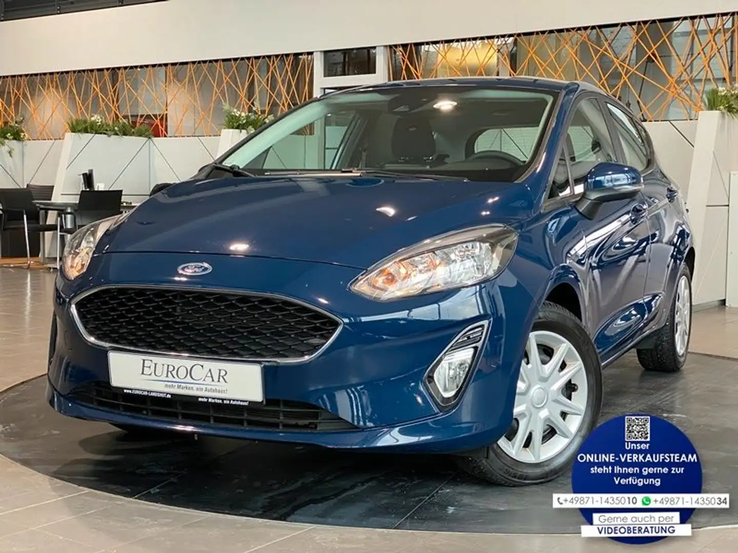 Ford Fiesta 1.1 Cool&Connect Navi Winter-P. Shzg PDC Blue - 1