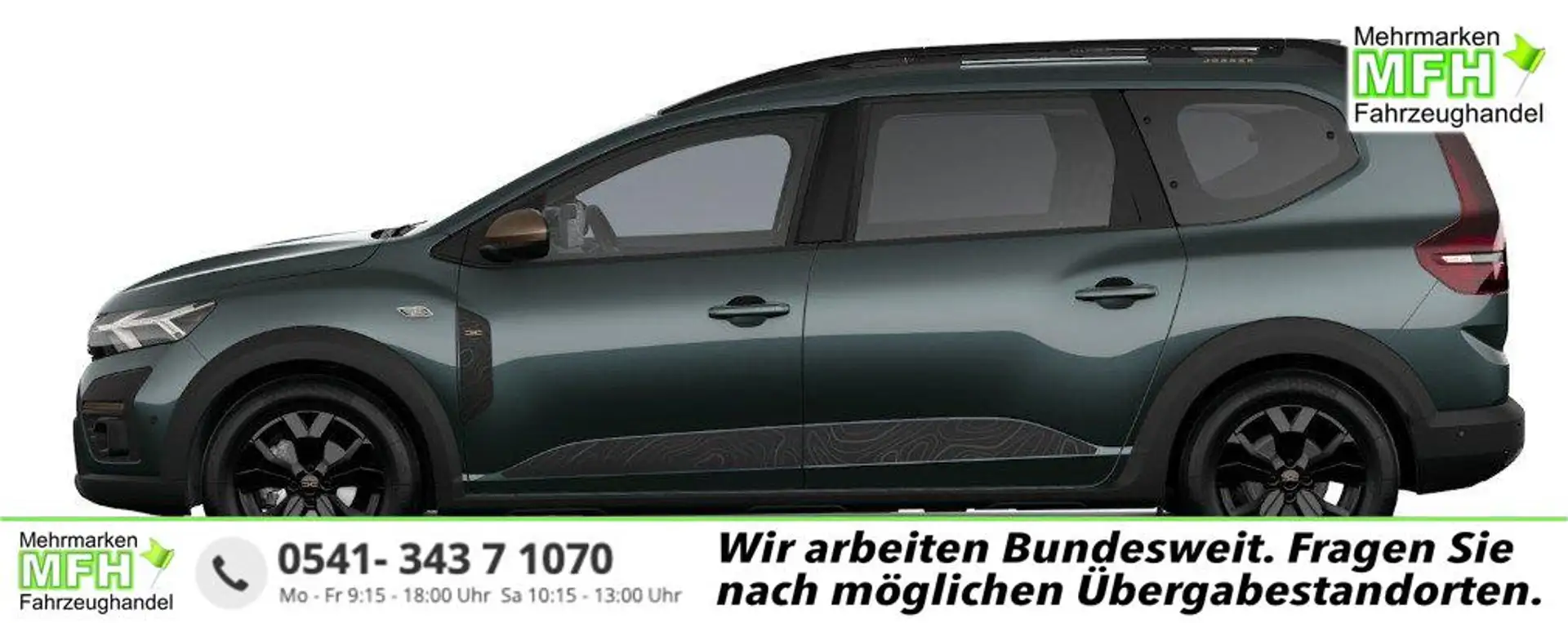 Dacia Jogger Extreme+ 7-S SHZ Hybrid 140 104 kW (141 PS), Au... Grün - 1