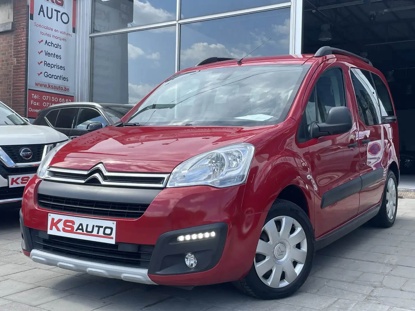 Citroen Berlingo 1.6 VTi /92788KM/CLIM AUTO/EURO 6B Rouge - 1