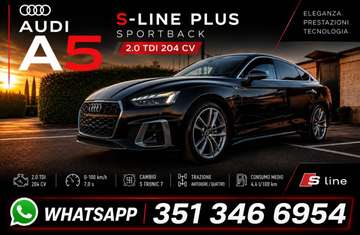 A5  2021  Sportback 2.0 TDI S-line Edition Quattro 204cv s-tronic