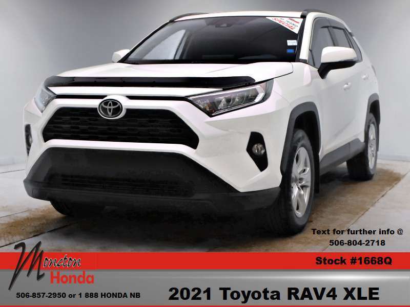 White 2021 Toyota RAV4 SUV / Crossover All-Wheel Drive 8-Speed Automatic