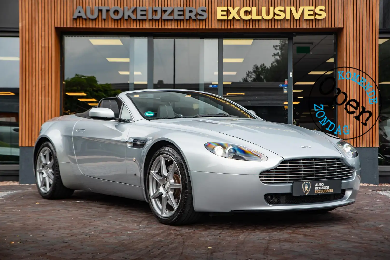 Aston Martin Vantage V8 Roadster 4.3 V8 Sportshift Youngtimer Top staat Gris - 1
