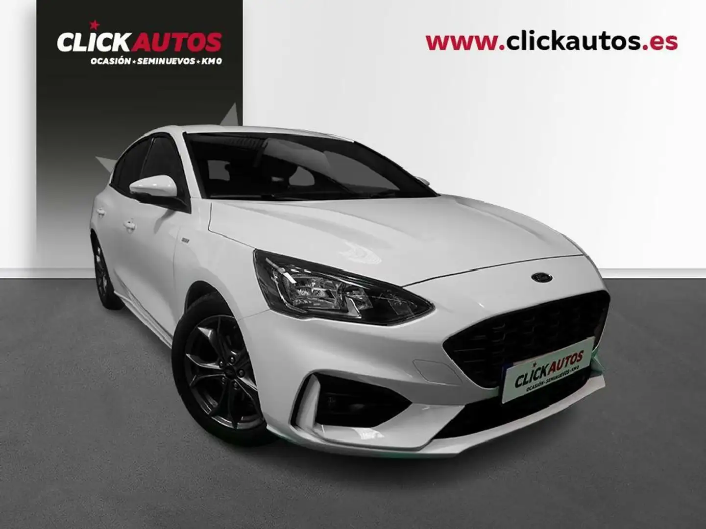 Ford Focus 1.0 Ecoboost 125CV MHEV ST-Line Weiß - 2