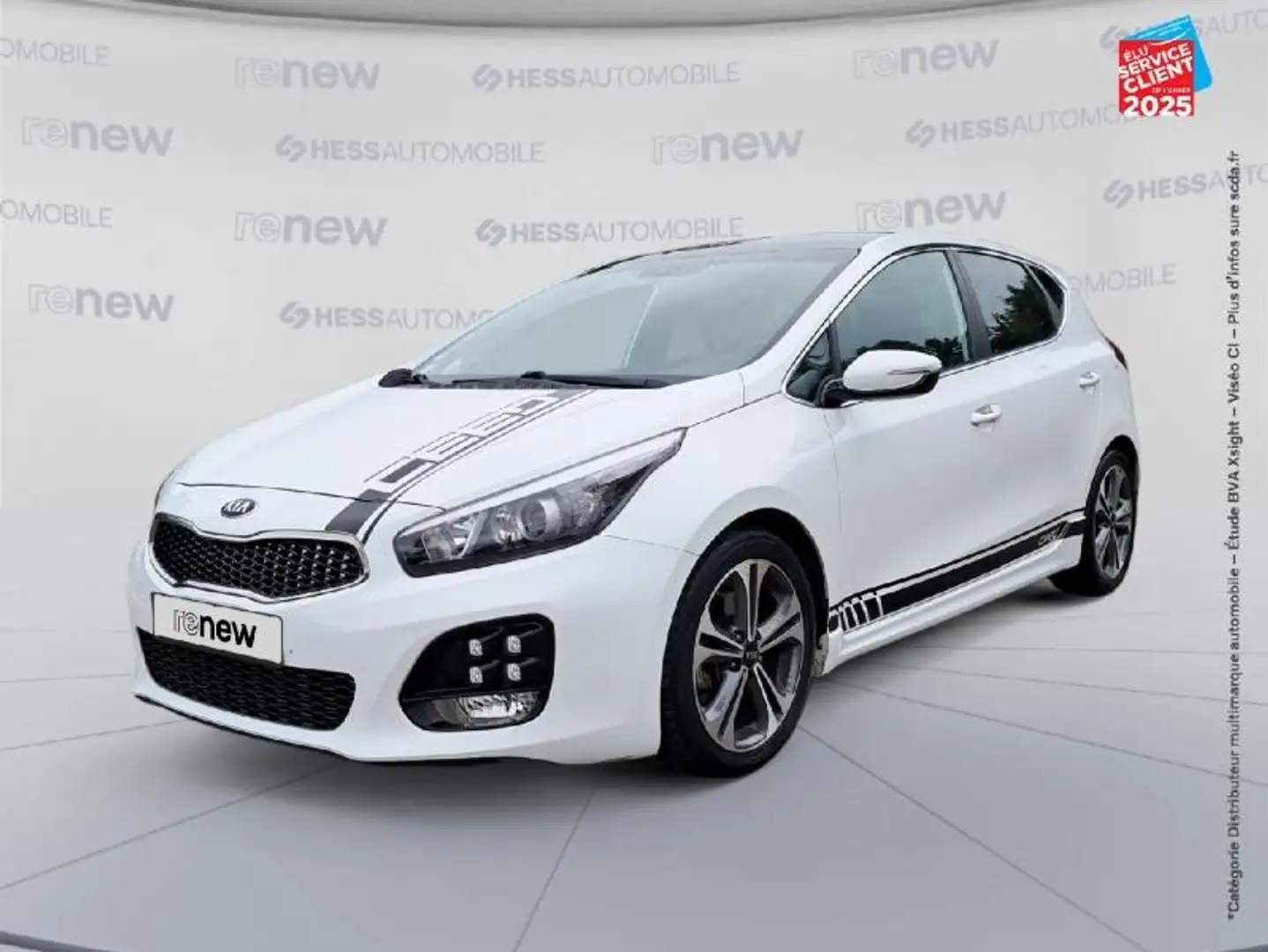 Kia Ceed / cee'd 1.0 T-GDi 120ch ISG GT Line Blanc - 1