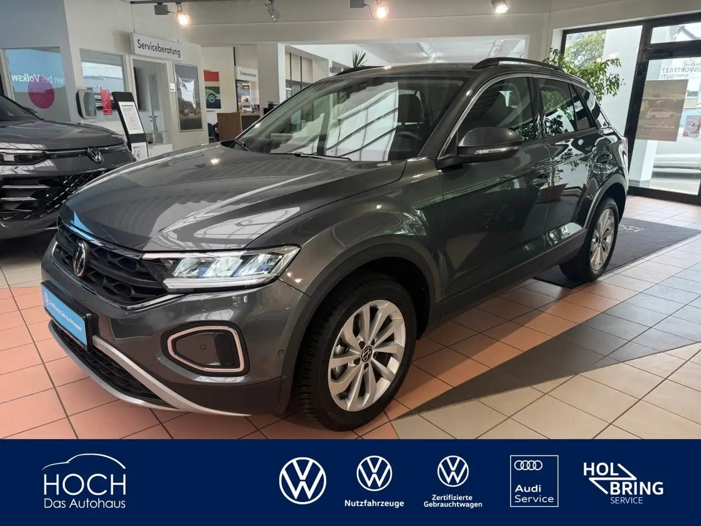 Volkswagen T-Roc 1.5 TSI+Kamera+ACC Standheizung+Navigation Grau - 1