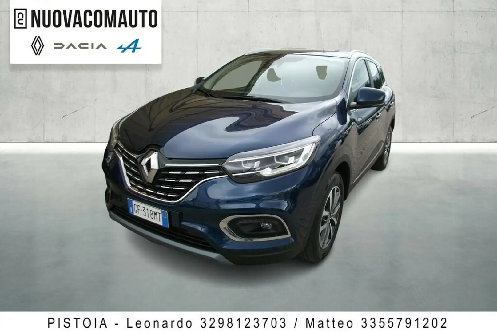Renault Kadjar 1.3 tce Intens 140cv Fap Синій - 1