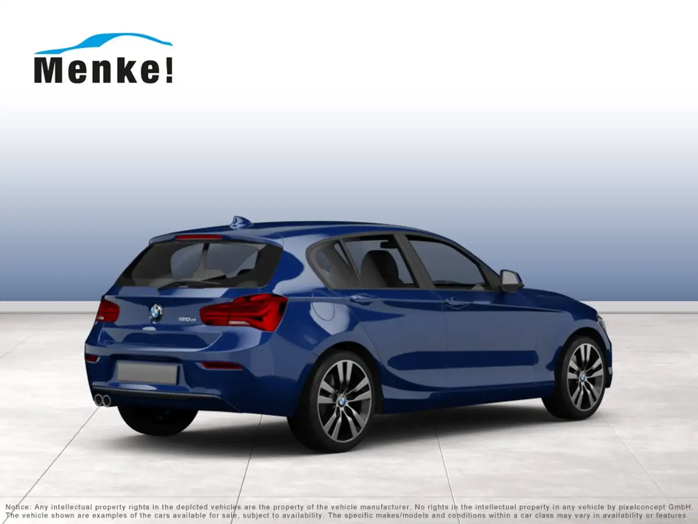 BMW 120 d Advantage LED WLAN Navi Prof. Tempomat Shz Blau - 2