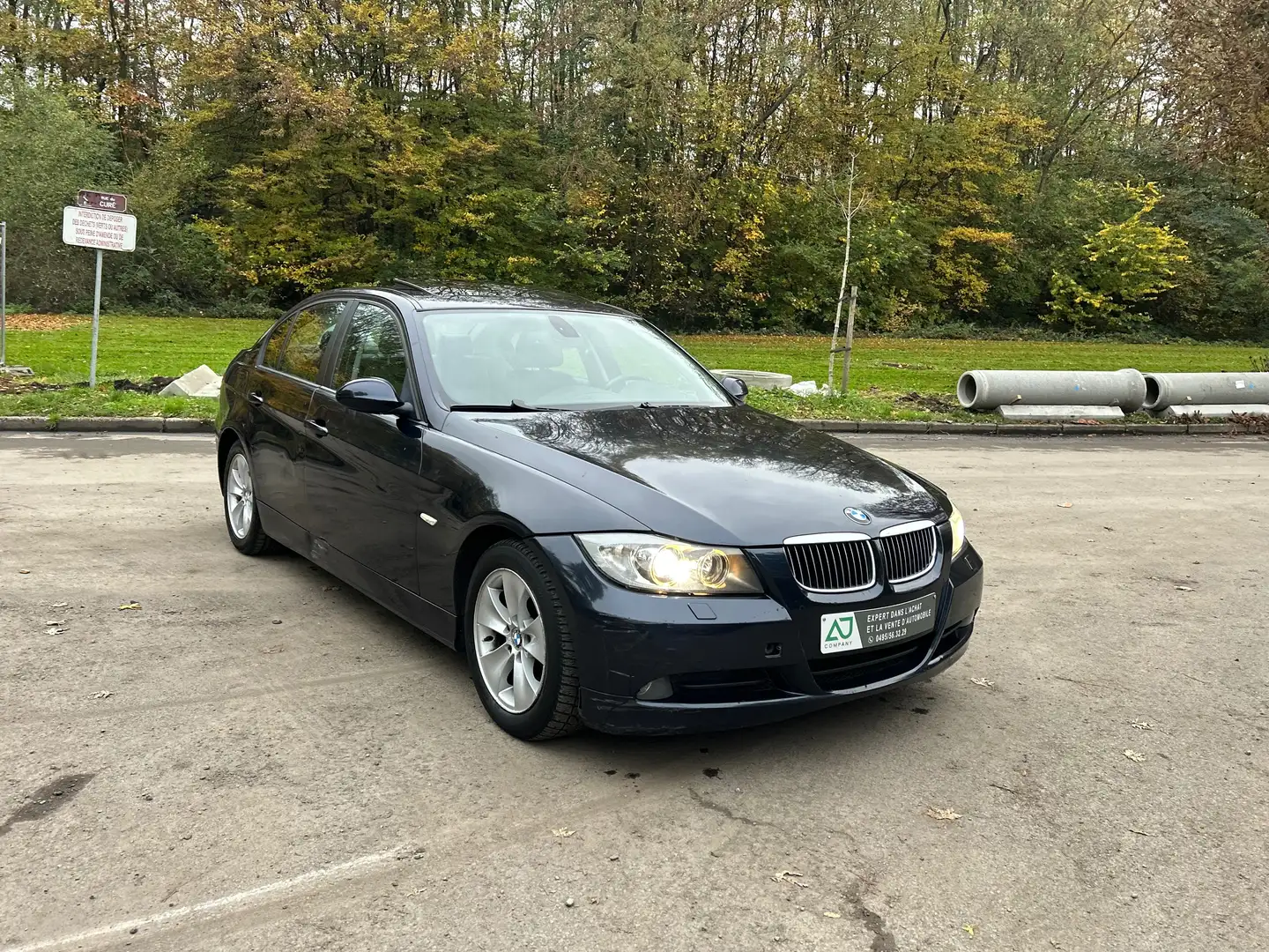 BMW 320 XENON-CUIR-GPS-TOIT OUVRENT-FULL OPTIONS-AUTOMATIQ Bleu - 1