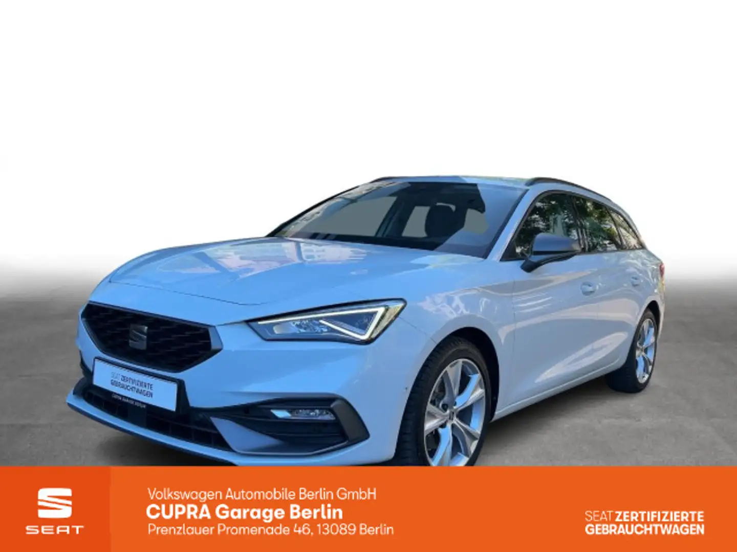 SEAT Leon Sportstourer 1.5 eTSI DSG FR Navi LED SHZ Blanc - 1