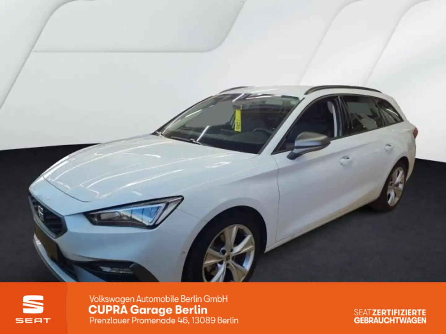 SEAT Leon Sportstourer 1.5 eTSI DSG FR Navi LED SHZ Weiß - 1