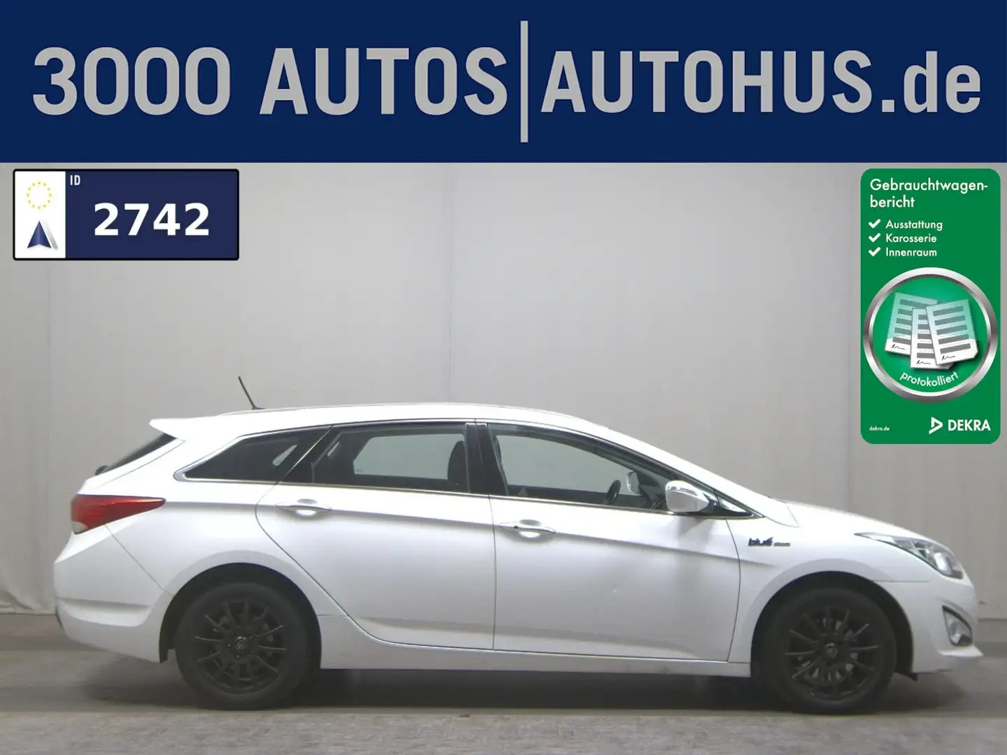 Hyundai i40 cw 1.7 CRDI Comfort Navi PDC Tempomat Weiß - 1