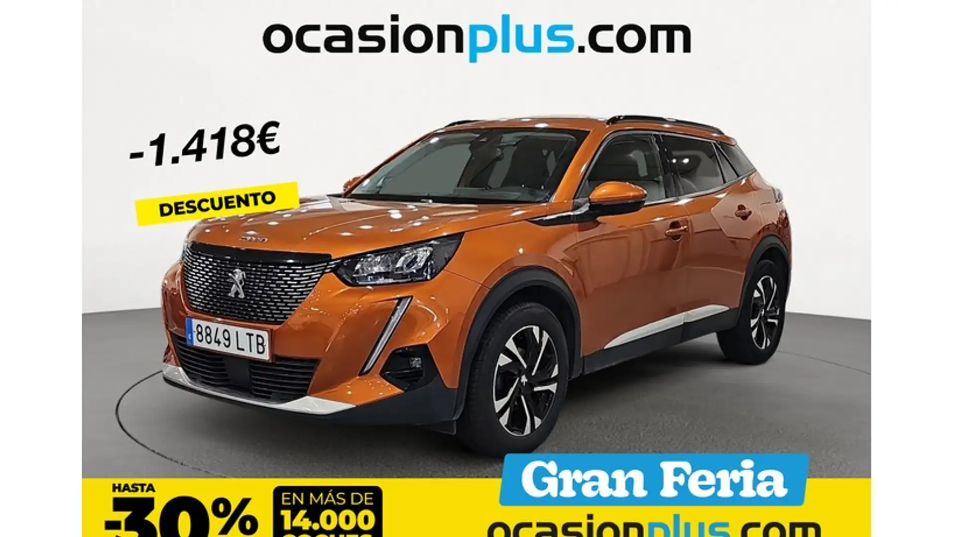 Peugeot 2008 1.2 PureTech S&S Allure Pack EAT8 130 Oranje - 1