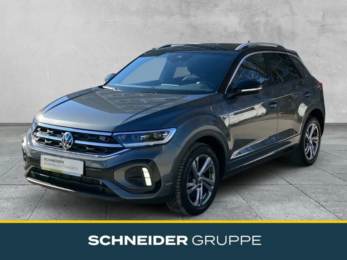 Volkswagen T-Roc R-Line 2.0 TDI DSG AHK+NAVI+KAMERA+ACC+SHZ Grau - 1