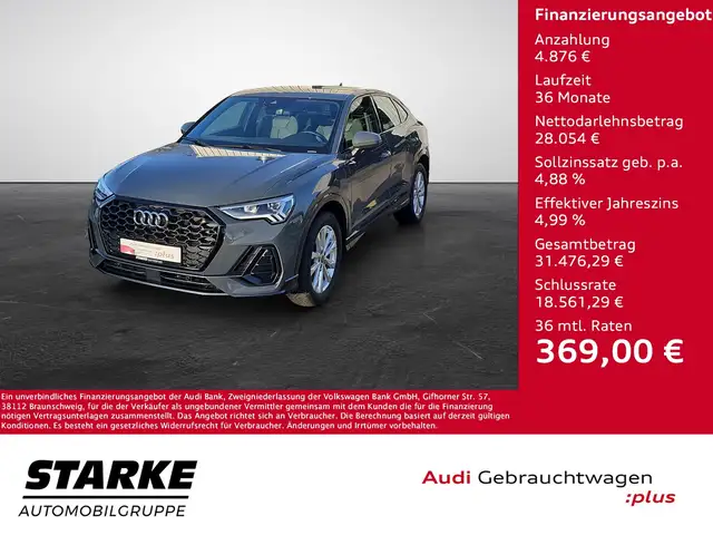 Audi Q3 Sportback 45 TFSI e S tronic NaviPlus LED APS-P...