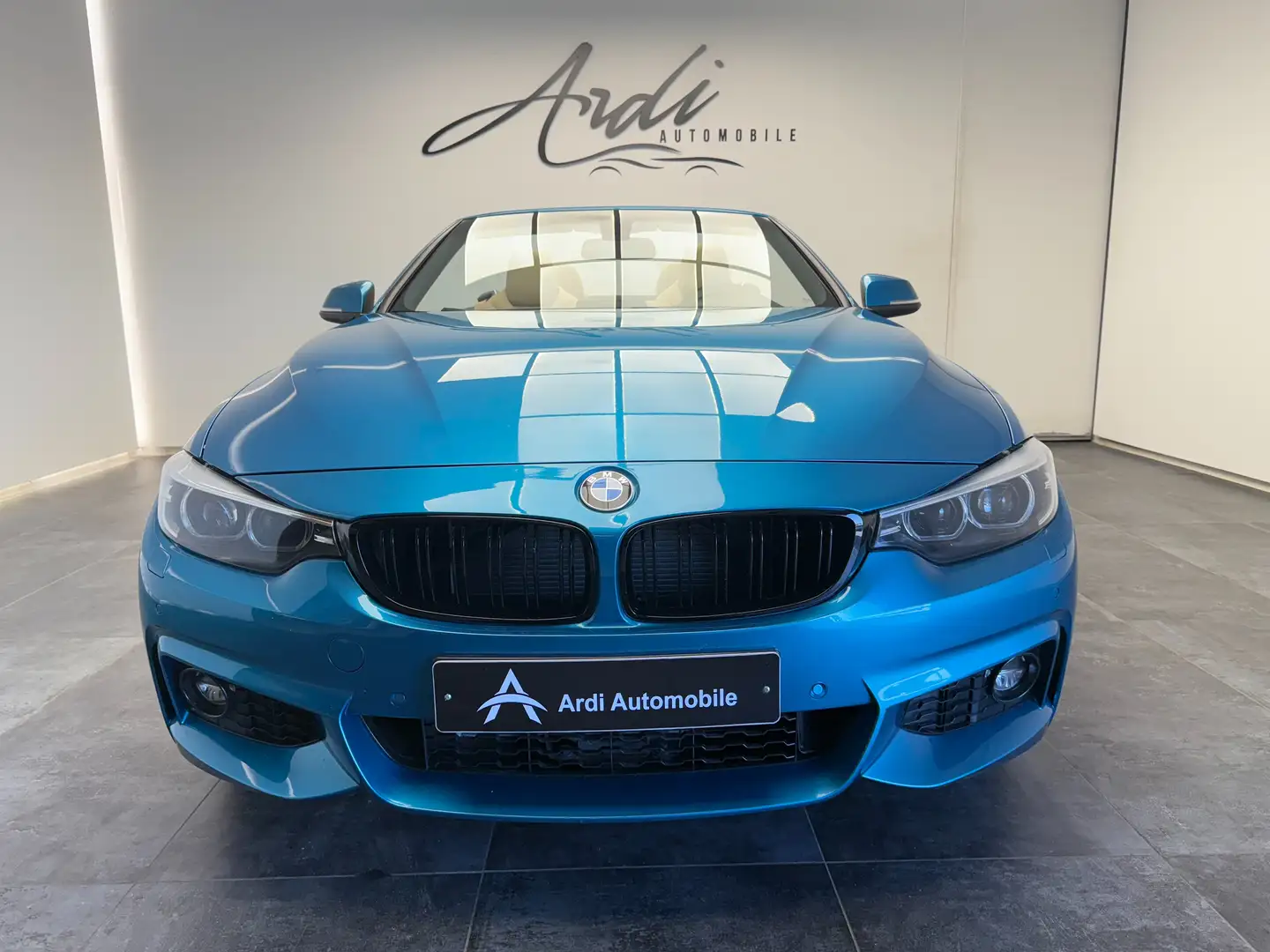 BMW 420 Cabrio 420i*PACK M*CAMERA*SIEGES CHAUFF*GARANTIE* Blauw - 2