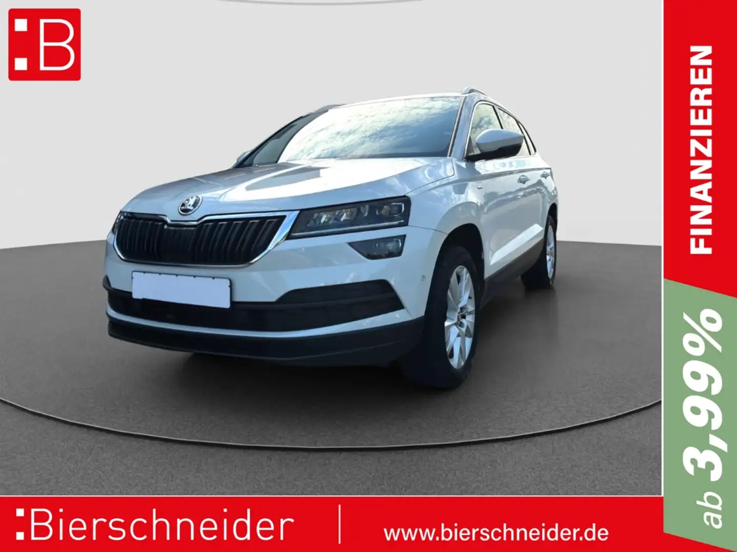 Skoda Karoq 1.5 TSI Clever AHK KAMERA LED NAVI Weiß - 1
