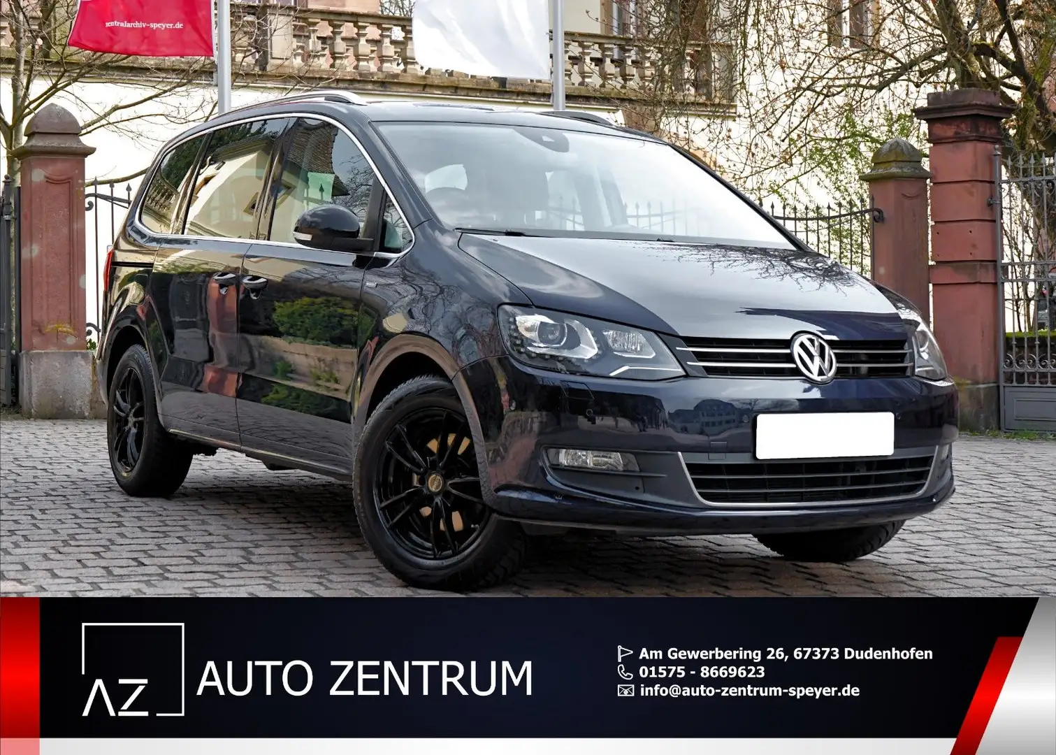Volkswagen Sharan Match BMT *Automatik,3-Zonen-Klima,Kamera Blau - 1