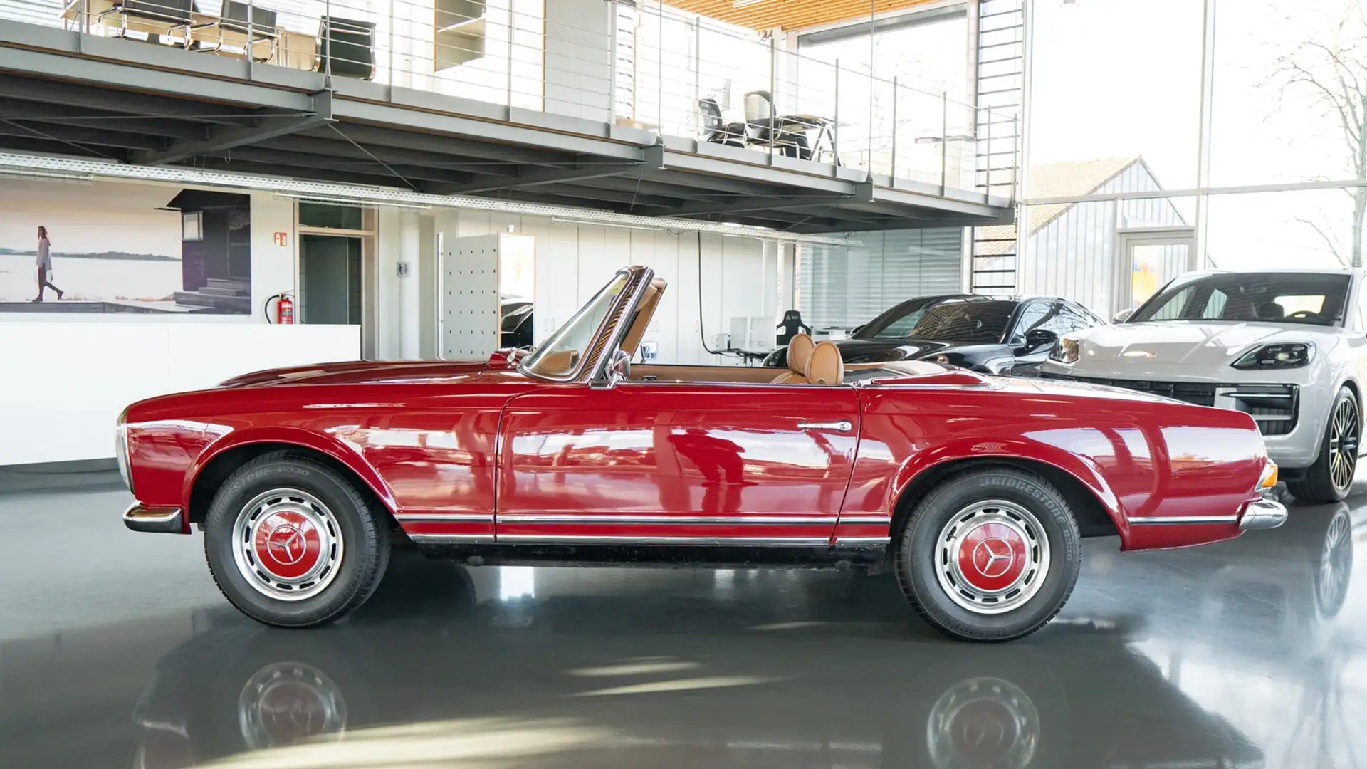 Mercedes-Benz 280 SL PAGODE Rouge - 2