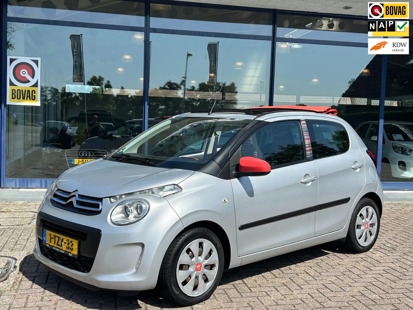 Citroen C1 1.0 e-VTi Airscape Cabrio Airco NAP NL-Auto Dealer Grau - 1