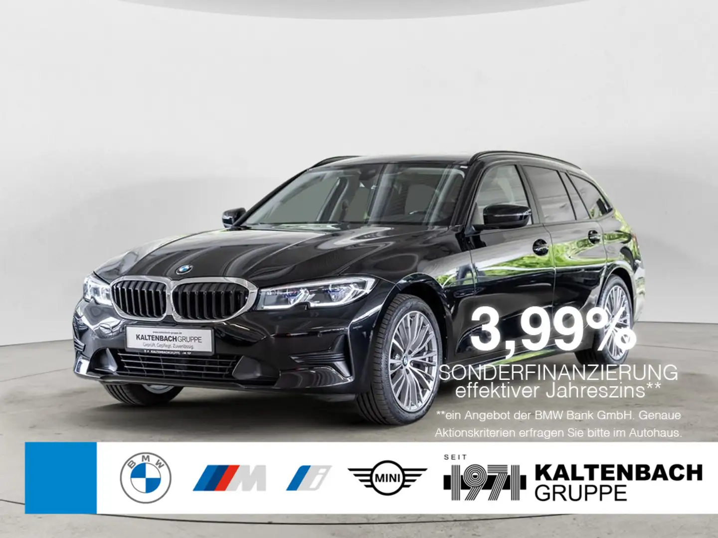 BMW 320 i Touring Advantage LASER LED STANDHZ NAVI Zwart - 1