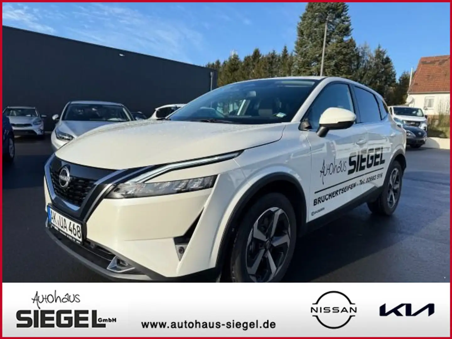 Nissan Qashqai N-Connecta e-Power*360°Kamera*Navi* Weiß - 1