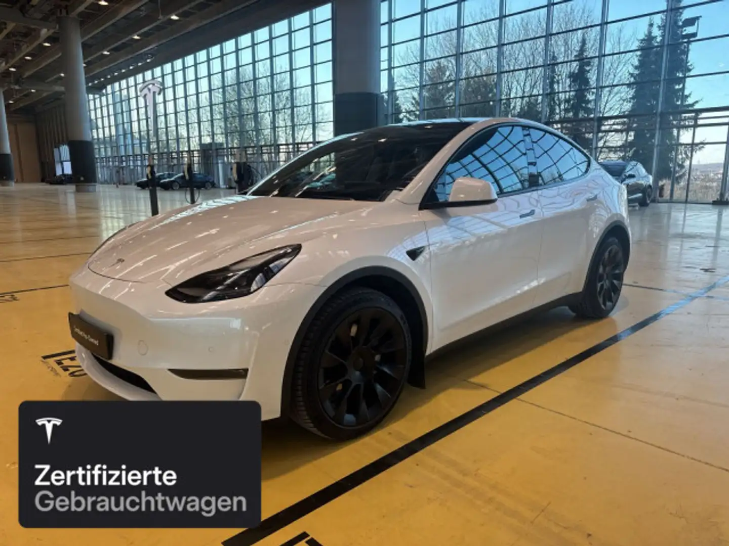 Tesla Model Y Long Range AWD Blanc - 1