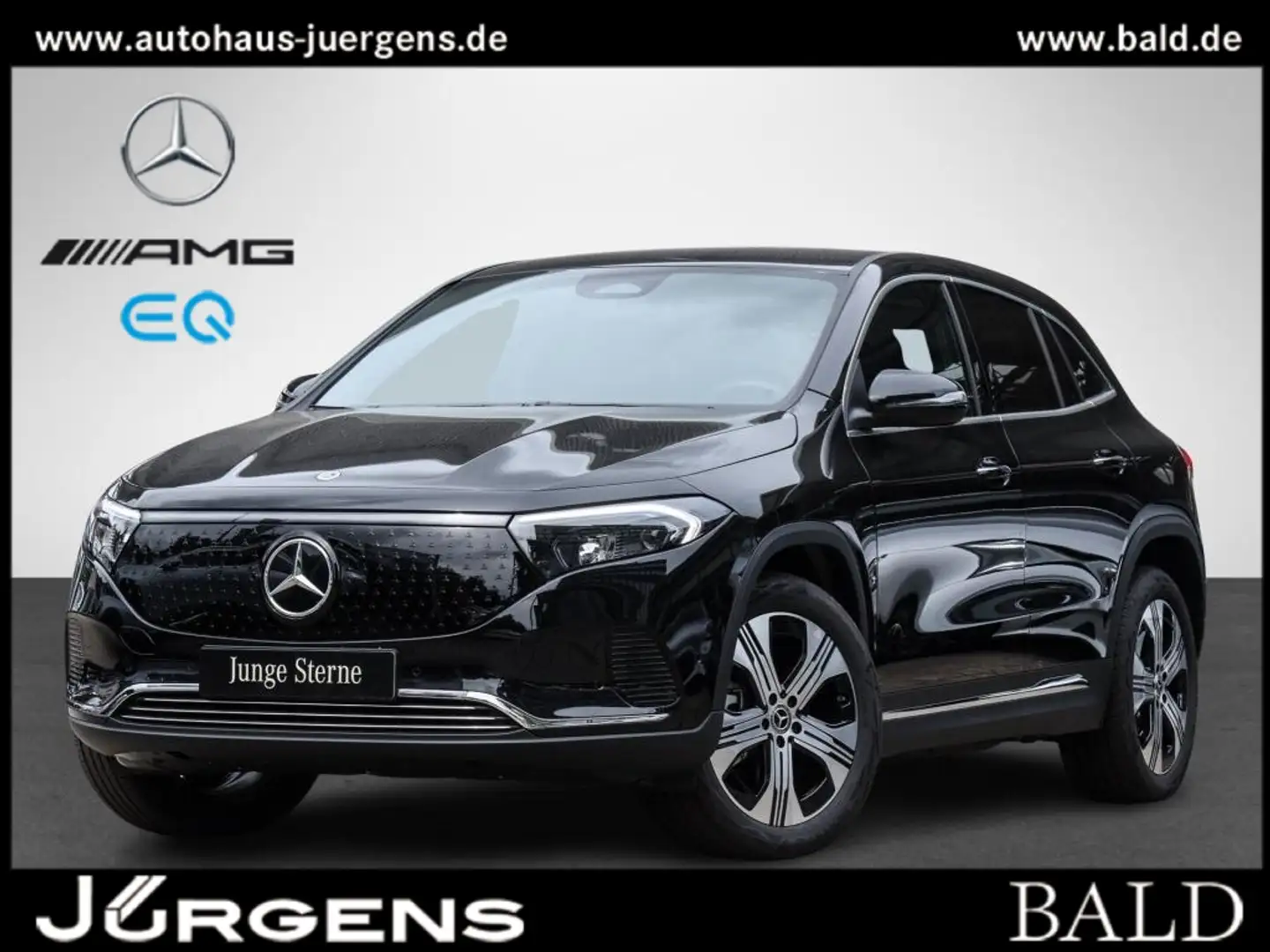 Mercedes-Benz EQA 250 + Progressive+/AHK/Distr/Cam/Keyl/Totw/19 Schwarz - 1