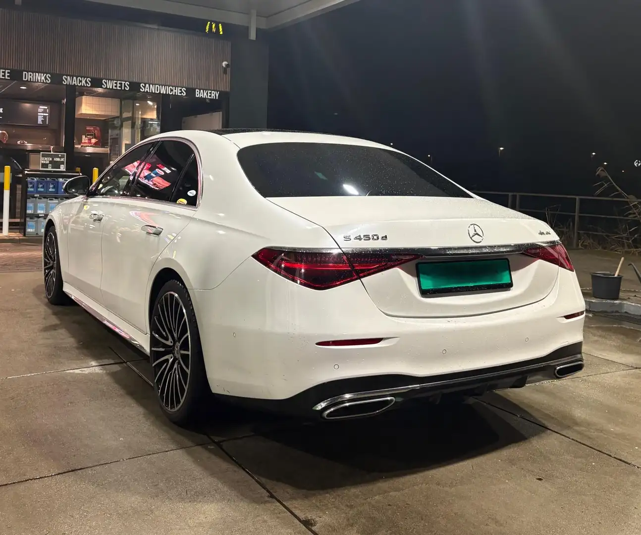 Mercedes-Benz S 450 450d 4MATIC Lang AMG Line BTW | PANO | HUD | BURME Blanc - 2