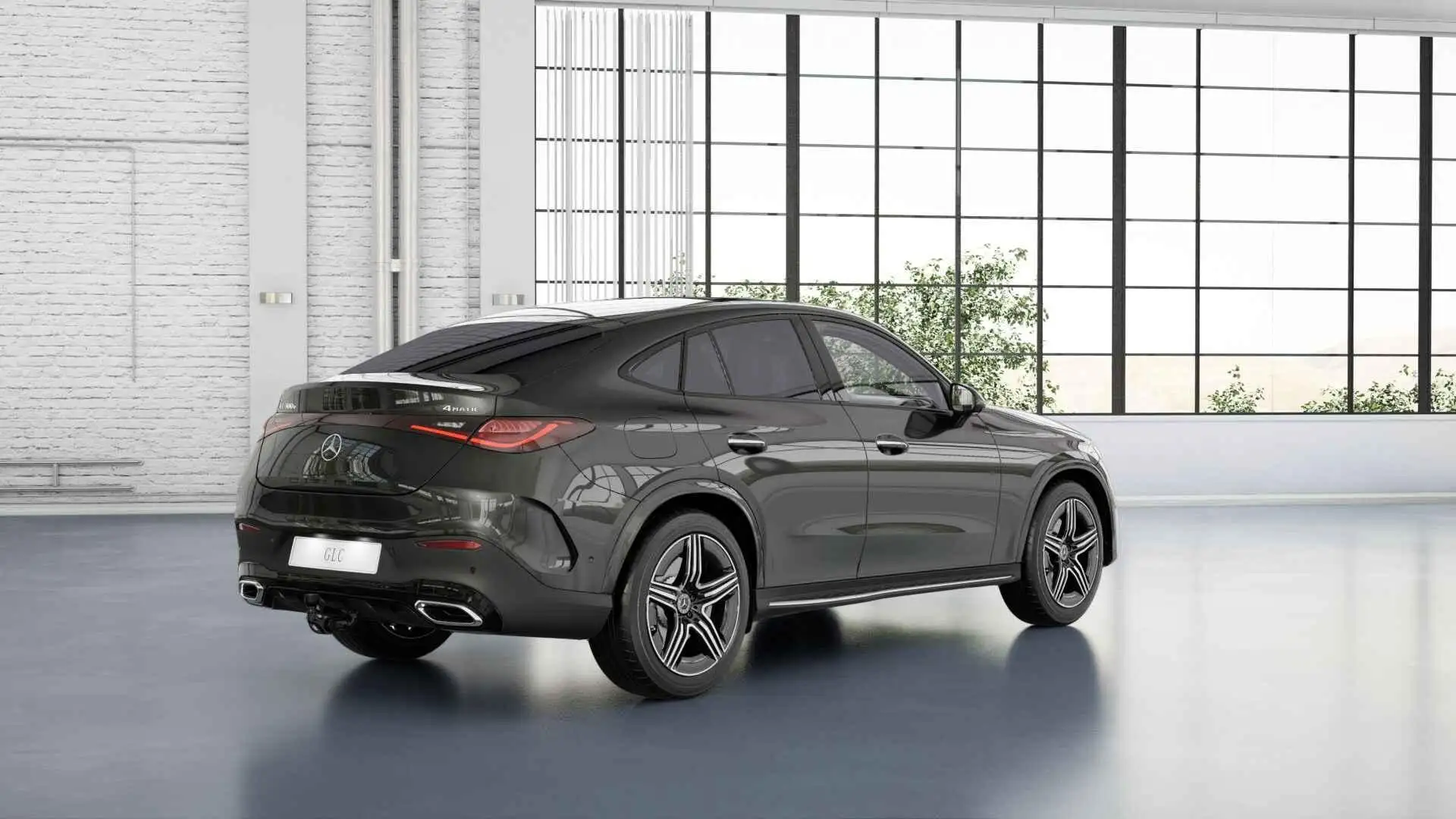 Mercedes-Benz GLC 300 Coupé 300e 4MATIC AMG Line | Massage | Premium plu Gris - 2