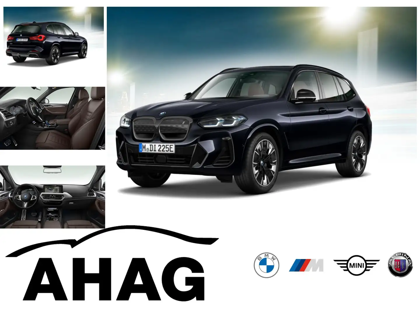 BMW iX3 ix3 iX3 IMPRESSIVE Klimaaut. Head-Up AHK Schwarz - 1