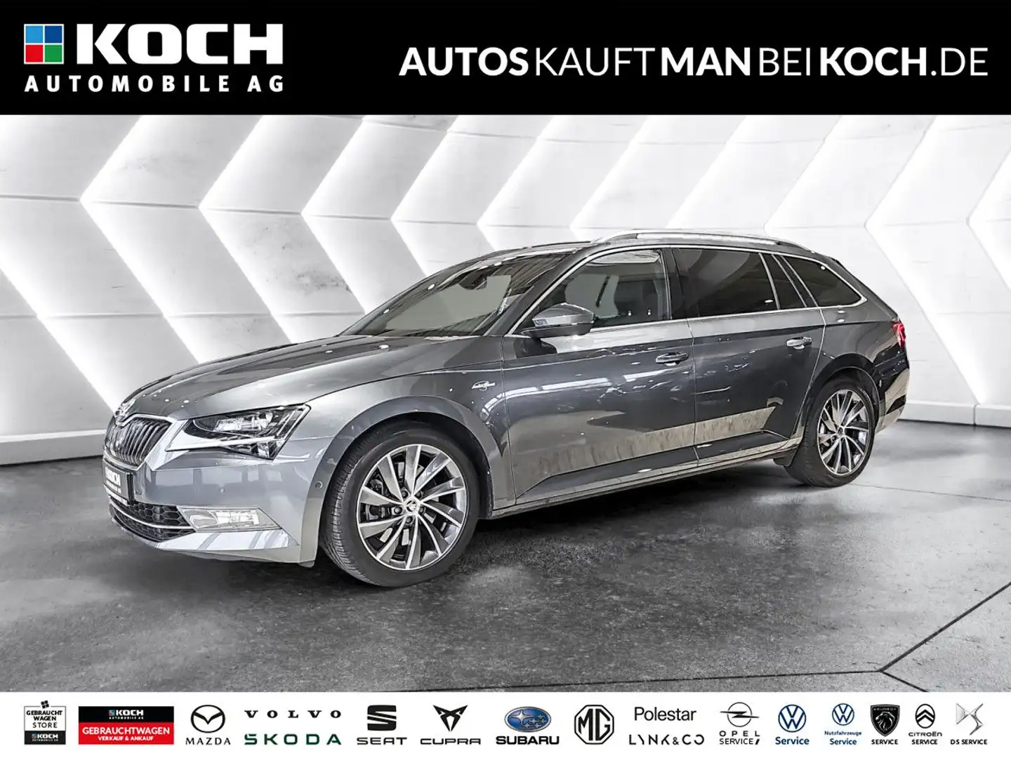 Skoda Superb Combi 2.0 TSI DSG 4x4 L&K RFK STANDHZ DCC Grau - 1