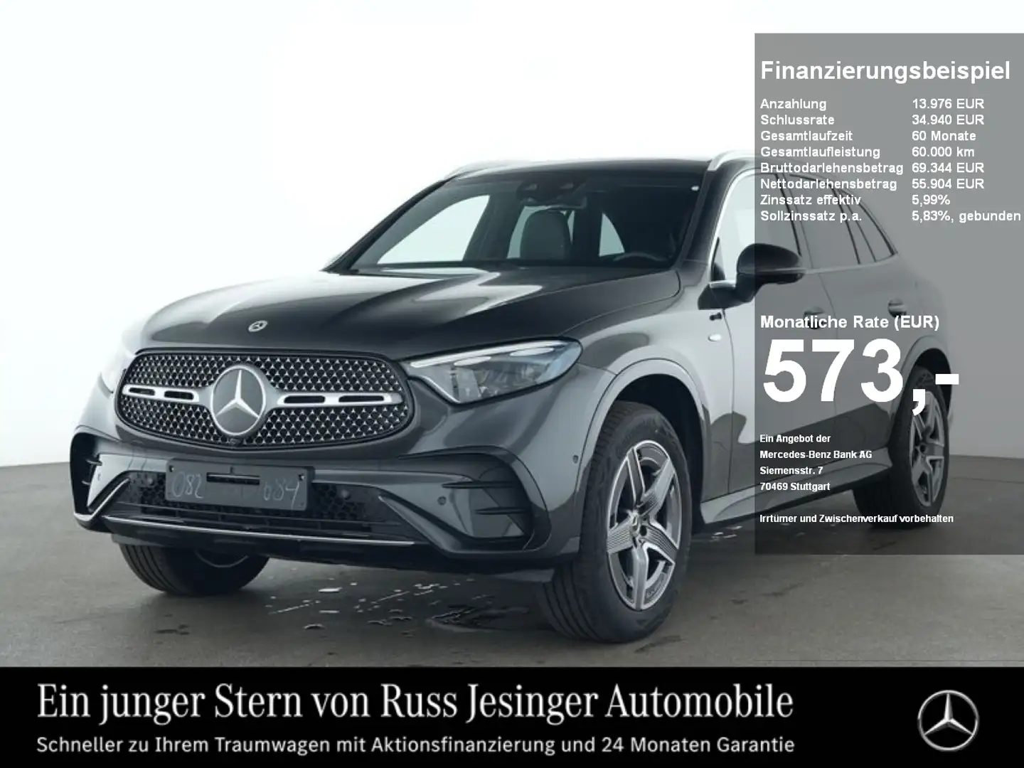 Mercedes-Benz GLC 300 e 4M AMG Line *Distr*HUD*Pano*Burm*KeyGo Grau - 1