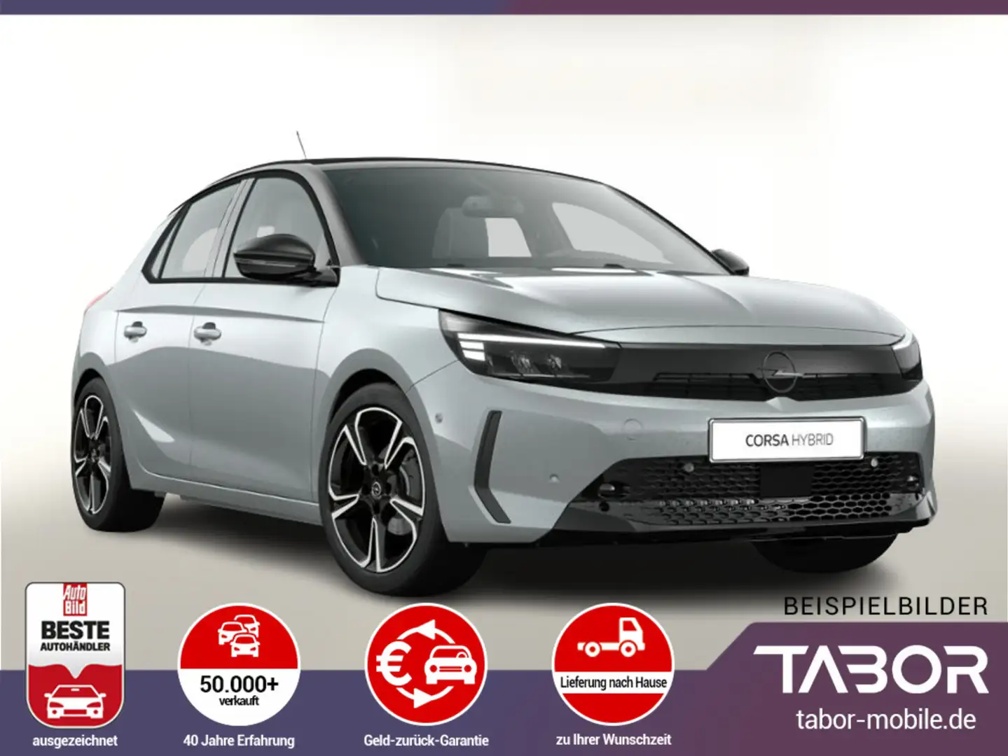 Opel Corsa 1.2 110 MHEV eDCT GS Kam PDCvo-hi 10"-DAB Argento - 1