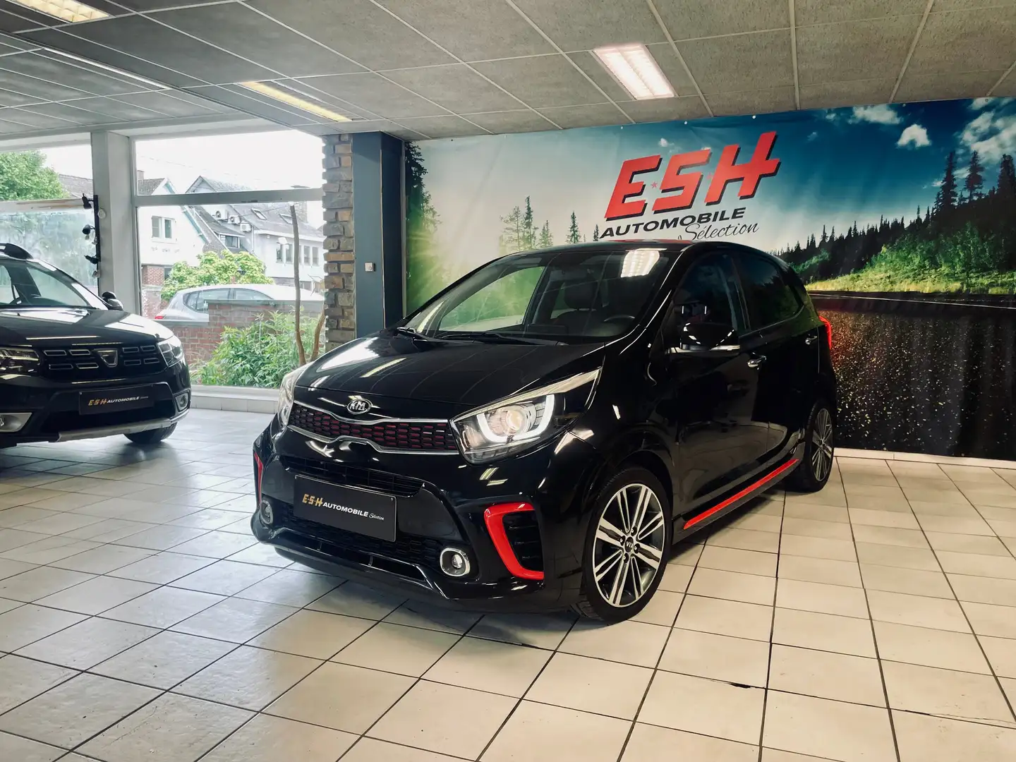 Kia Picanto 1.2i GT Line/B.AUTO/1erPropr/LED/GARANTIE 12 MOIS Zwart - 1