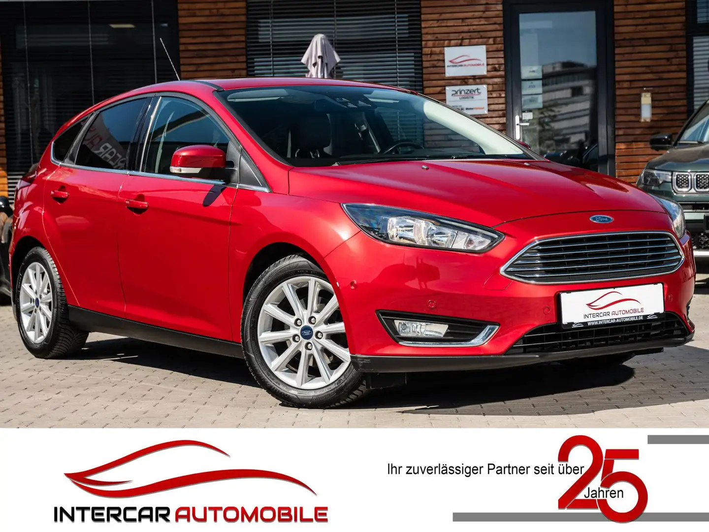 Ford Focus 1.0 EcoBoost Titanium |Schiebed.|AHK|PDC Rosso - 1