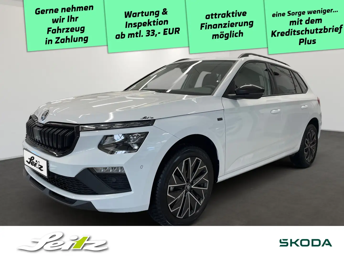 Skoda Kamiq 1.5 TSI Selection *MATRIX*KAMERA*NAVI*SITZH* Weiß - 1