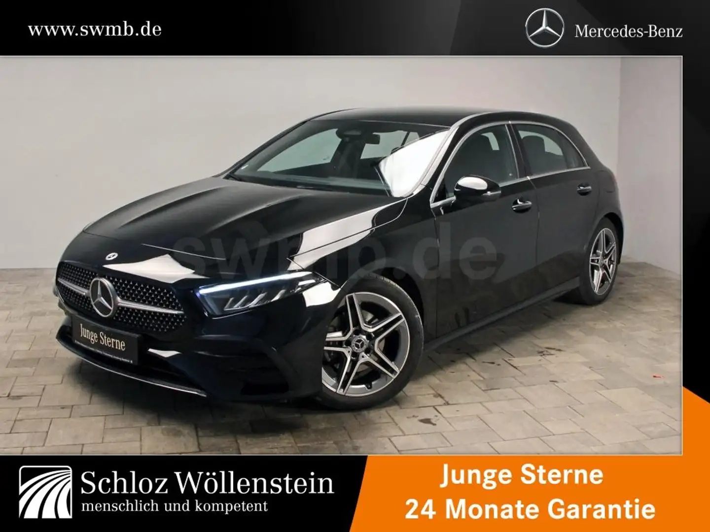 Mercedes-Benz A 200 AMG/LED/DISTRONIC/KeylessGO/RfCam/EDW/18" Schwarz - 1