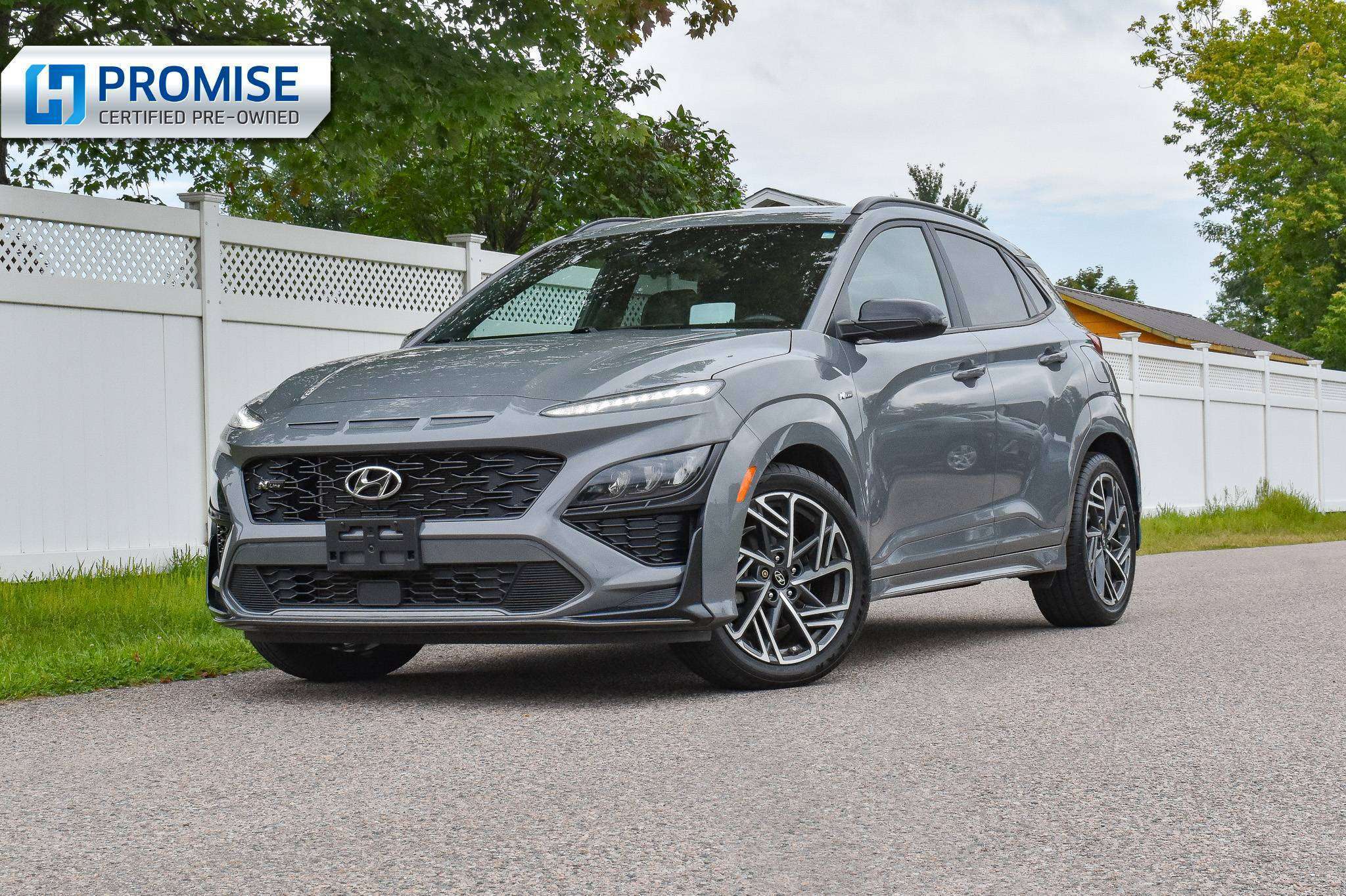Gray 2022 Hyundai Kona SUV / Crossover All-Wheel Drive Automatic