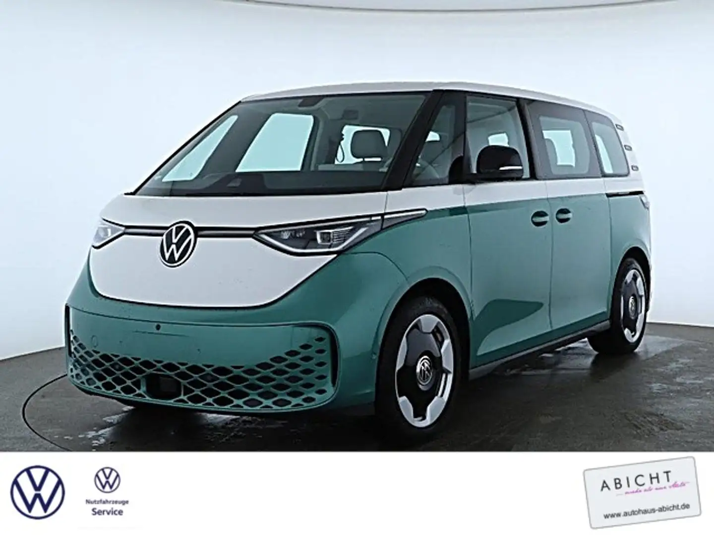 Volkswagen ID. Buzz Pro Winterr. AHK el.Heckklappe el.Sitze el.Schiebe Grün - 1