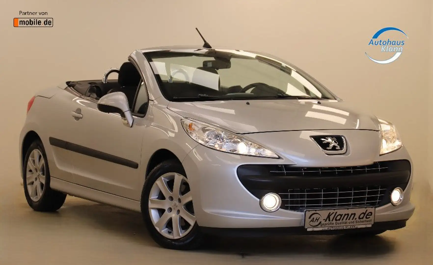 Peugeot 207 CC 1.6 120PS Automatik Sport Klima SHZ Silber - 2