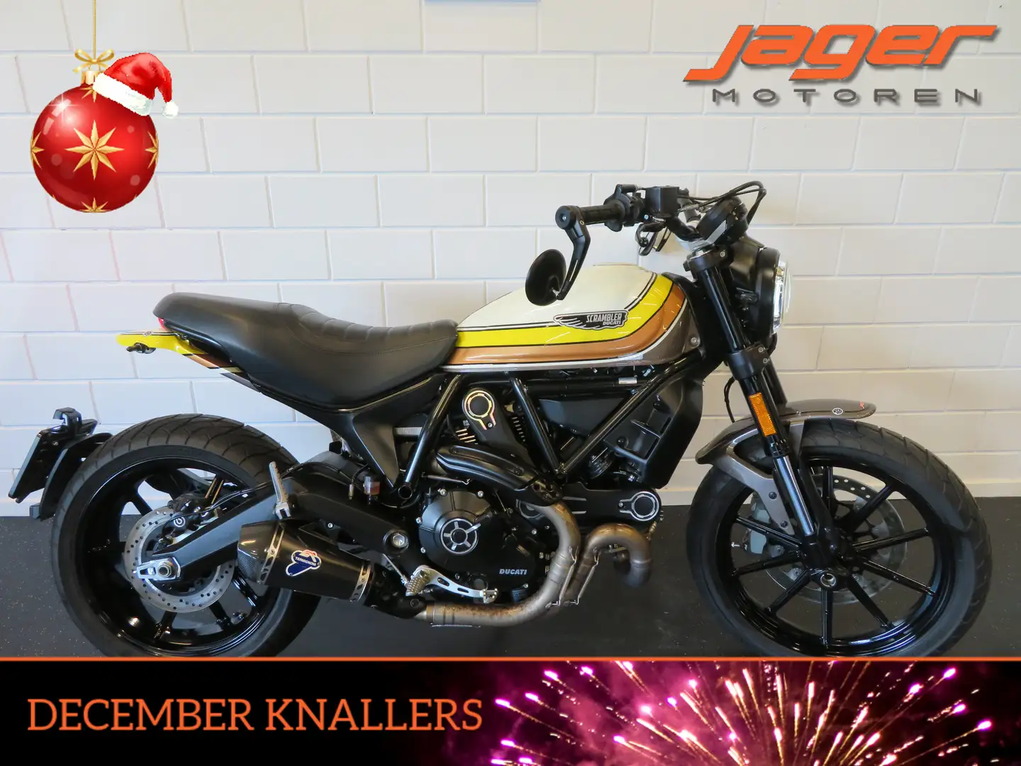 Ducati Scrambler 800 MACH 2.0 TERMIGNONI!! Wit - 1