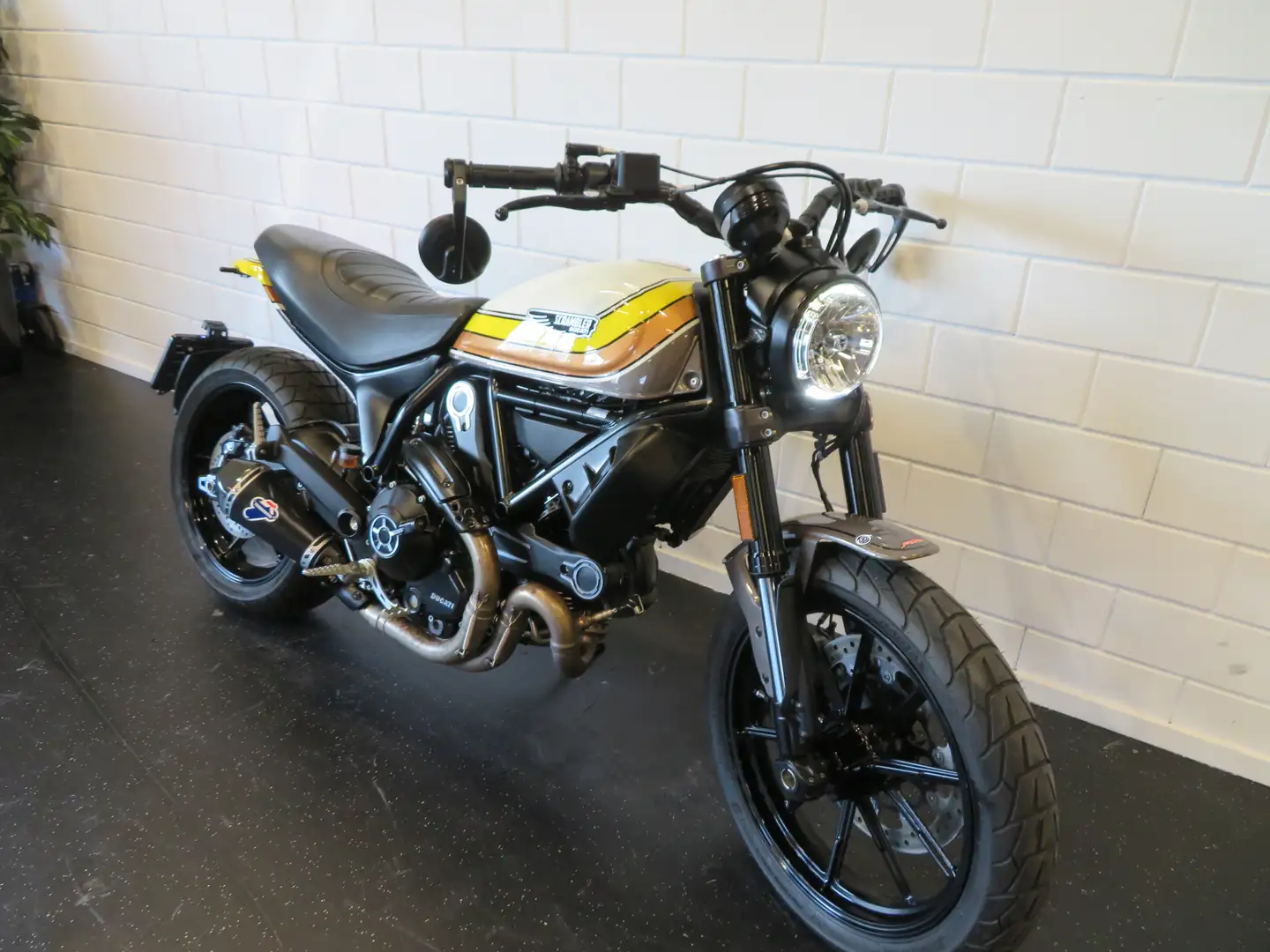 Ducati Scrambler 800 MACH 2.0 TERMIGNONI!! Alb - 2