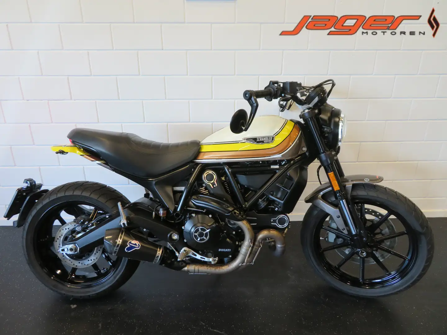 Ducati Scrambler 800 MACH 2.0 TERMIGNONI!! Alb - 1