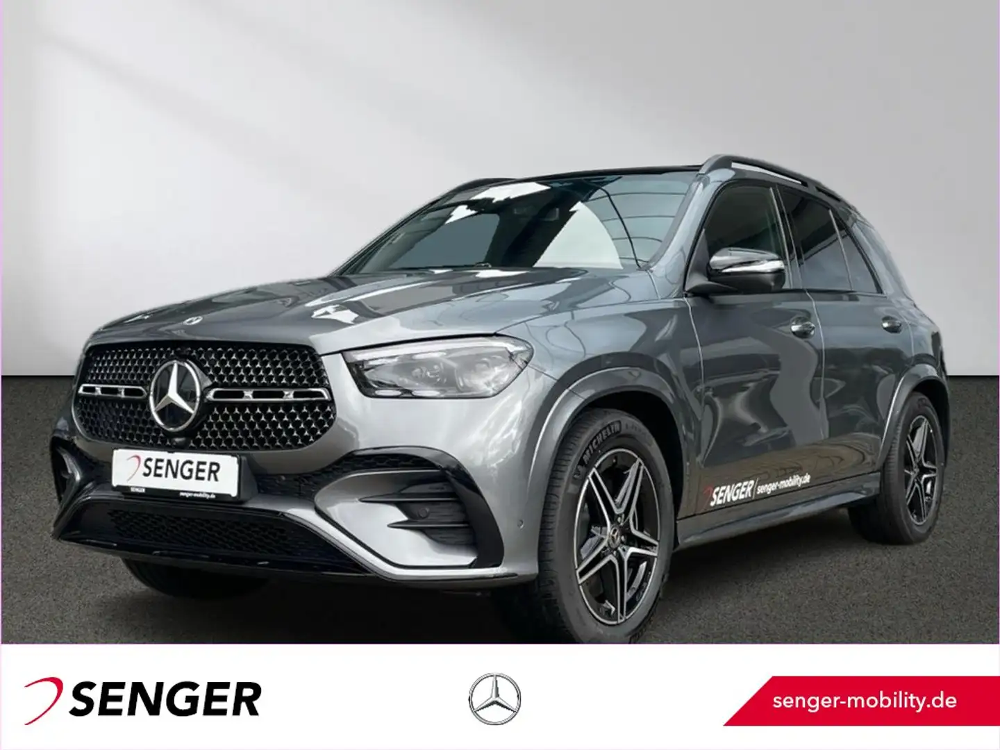 Mercedes-Benz GLE 450 d 4M AMG Panorama Airmatic AHK 7-Sitzer Grau - 1