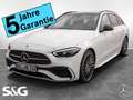 Mercedes-Benz C 220 d T AMG MBUX+360°+DIG-LED+Pano+AHK+Distron Weiß - thumbnail 1