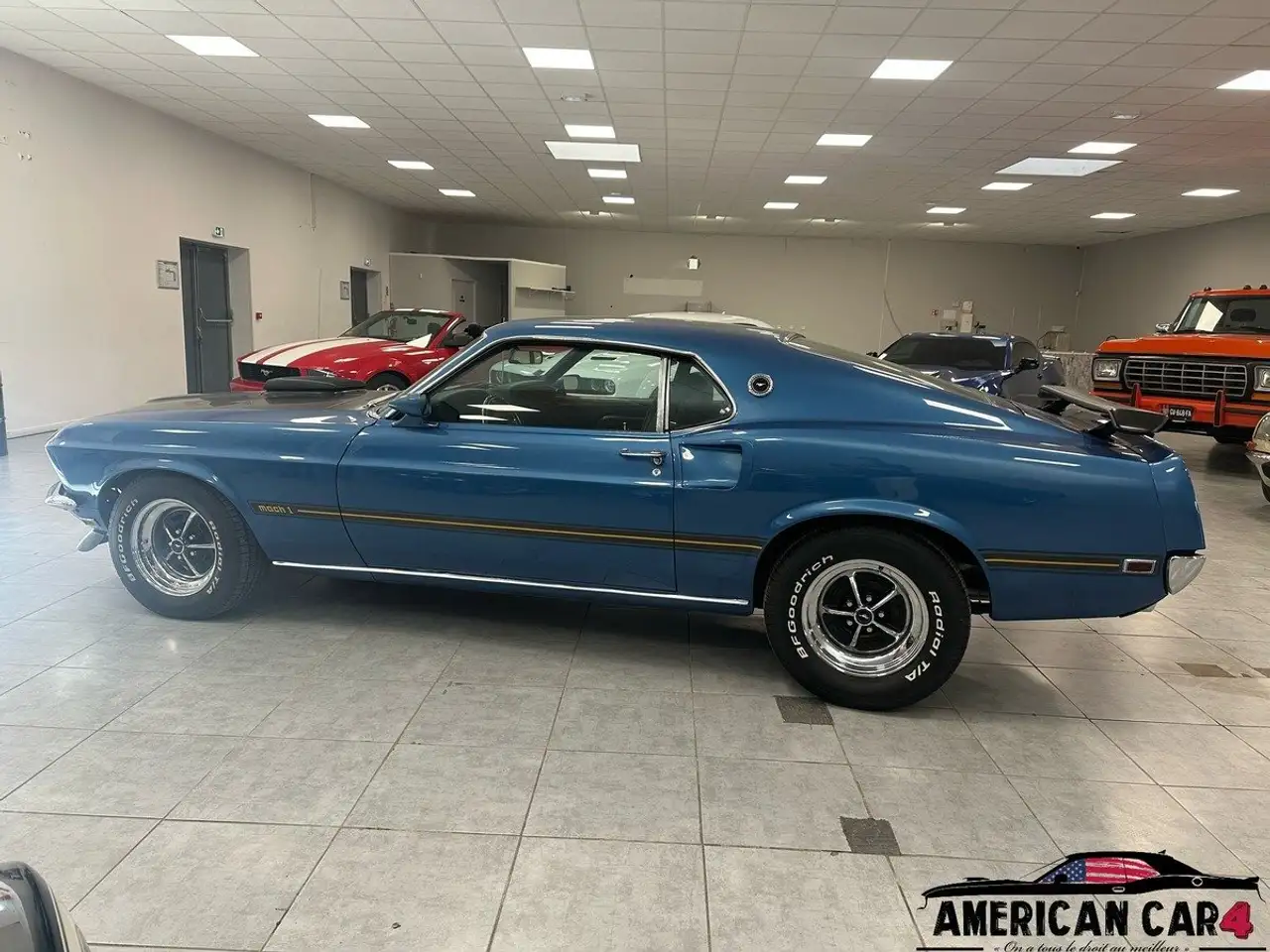Ford Mustang FASTBACK Fastback Mach 1 - 390CI V8 - boite automatique, foto 8