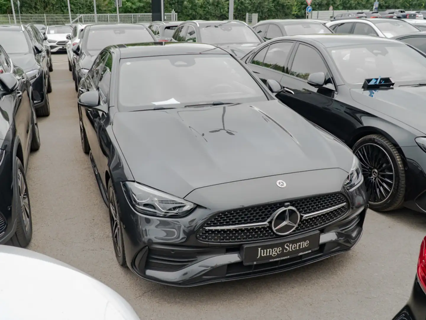 Mercedes-Benz C 180 AMG-Sport/LED/Cam/Pano/Night/Winter/18' Gris - 2