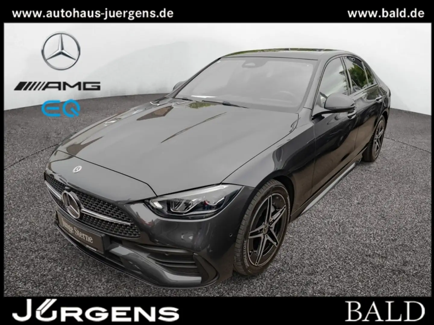 Mercedes-Benz C 180 AMG-Sport/LED/Cam/Pano/Night/Winter/18' Gris - 2