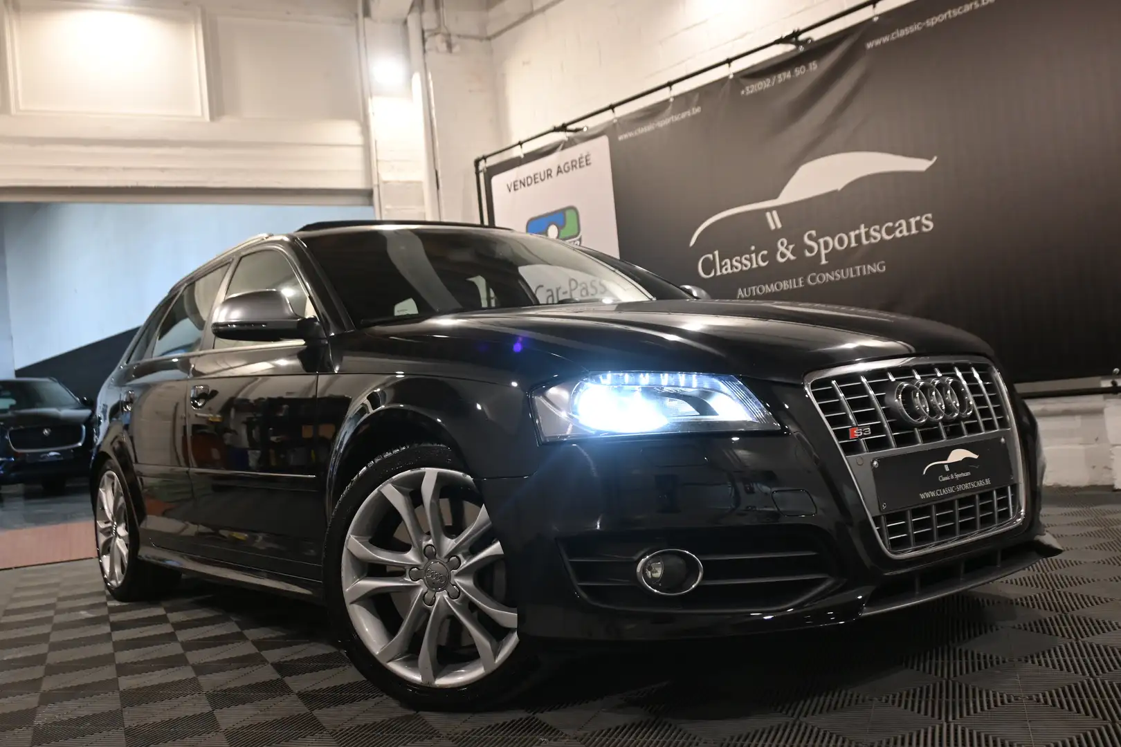 Audi S3 Sportback 2.0 TFSI Quattro S-Tronic / FULL SERVICE Schwarz - 2