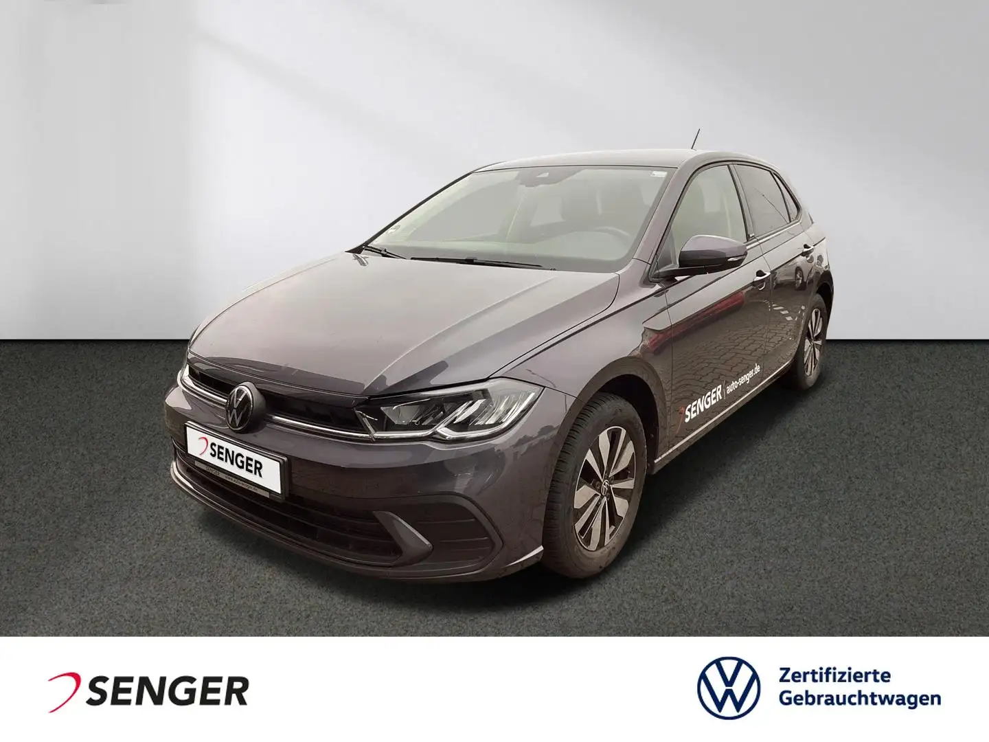 Volkswagen Polo 1.0 MPI Move Nav SHZ PDC APP-Connect Gris - 1